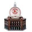 MLB Red Sox Logo Fenway Park with Ball Ornament